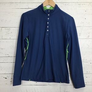 Nike Golf Women’s Henley Snap Long Sleeve Top Size Medium​​​​​​